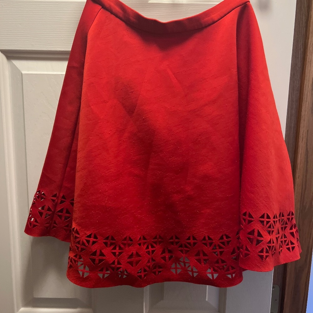 Red skirt